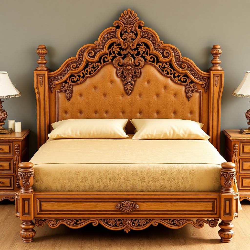 Noor Sheesham King Bed